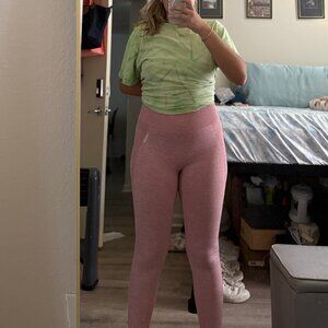 Gymshark Flex Leggings in Pink Marl